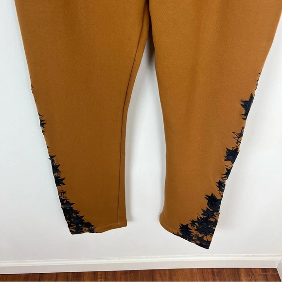 KEISER CLARK Astral Planing Star Sweatpants Size M Brown Black - Picture 9 of 13